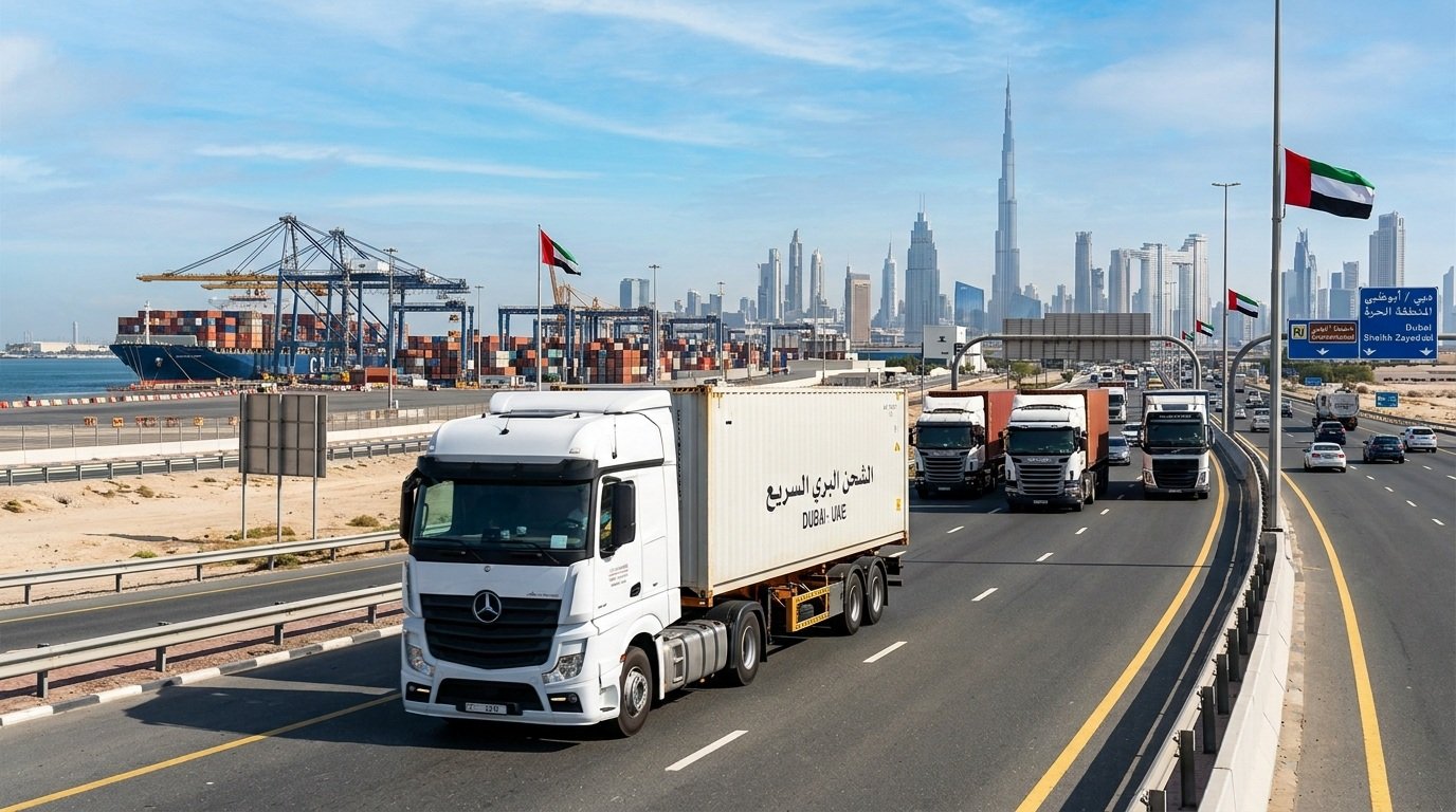 الشحن البري
